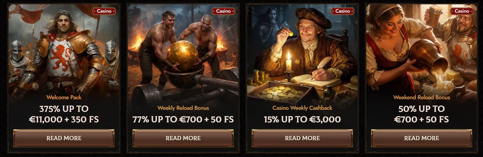 Crusado Casino bonus